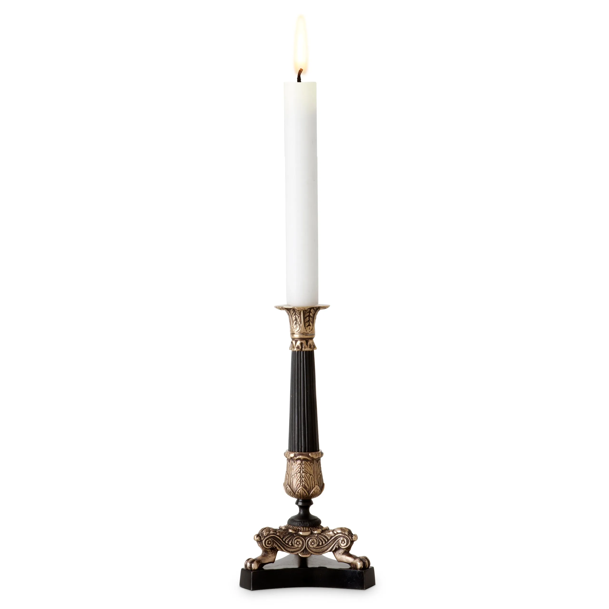 108566 - Candle Holder Perignon vintage brass finish