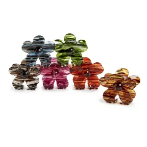 2 Chic Floral Shaped Claw Clip - Assorted