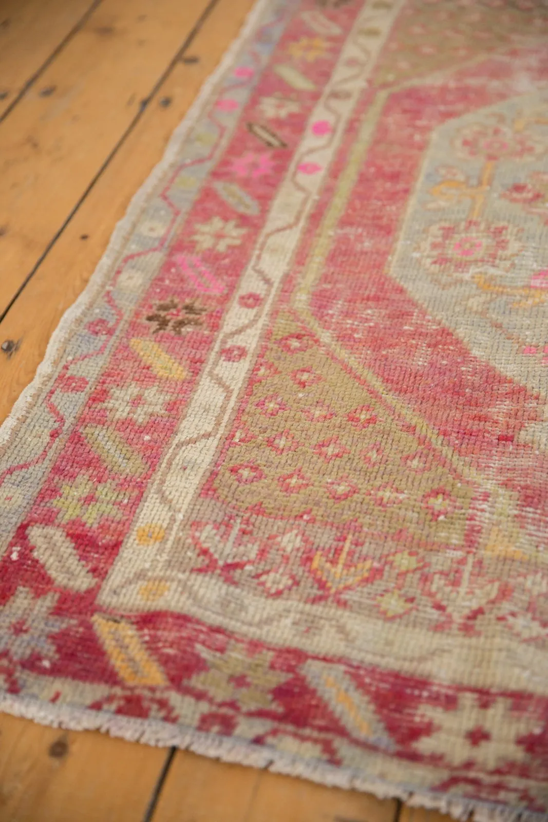 2.5x4 Vintage Distressed Oushak Rug