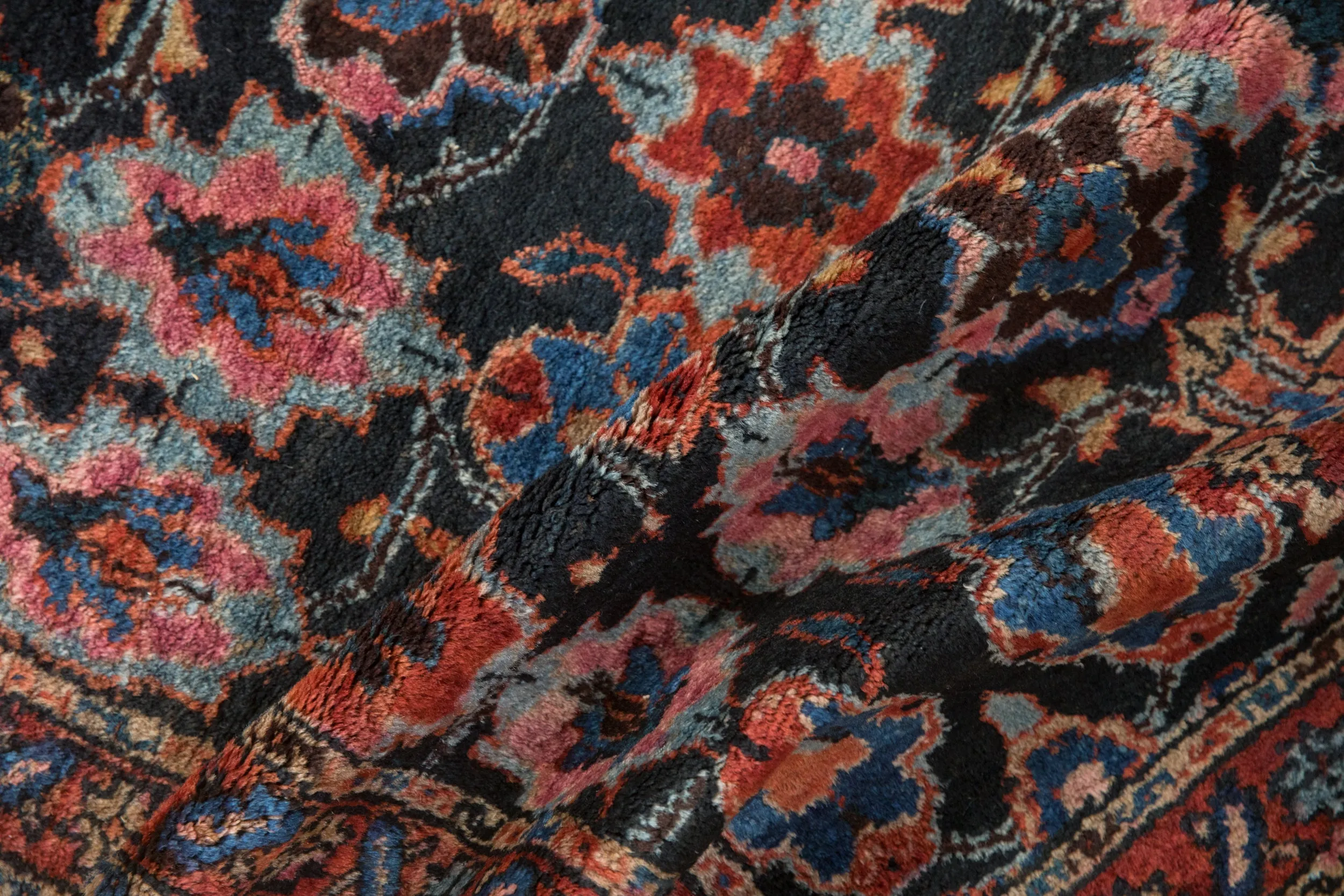 2.5x4.5 Vintage Bibikabad Rug