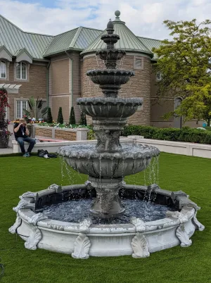 5 Tier Fleur Fountain with Basin