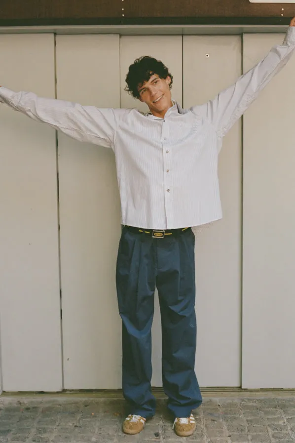 ABDOU TROUSER, NAVY