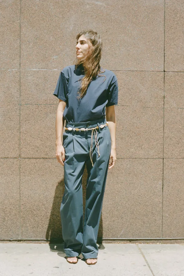 ABDOU TROUSER, NAVY