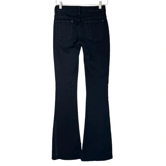 Alice   Olivia Low Rise Flare Leg Jeans Black 27 Classic Contemporary Minimalist