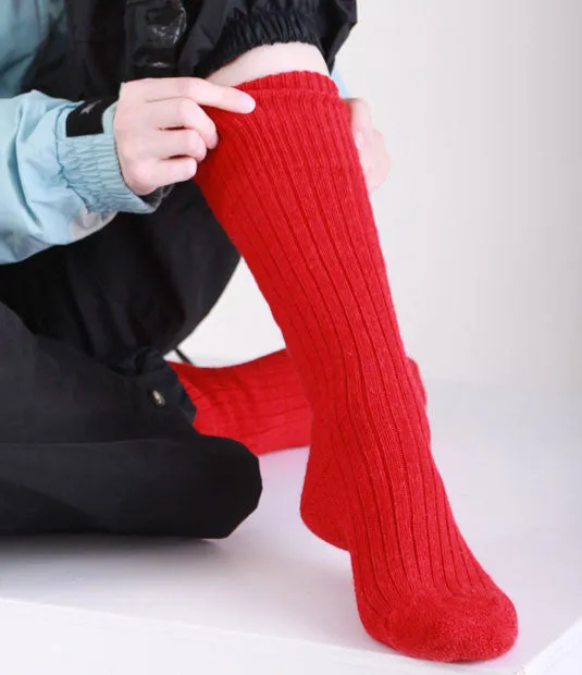 Alpaca Three Quarter Socks