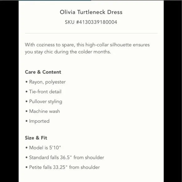 ANTHROPOLOGIE | Building 18 | Olivia Dress Gray S