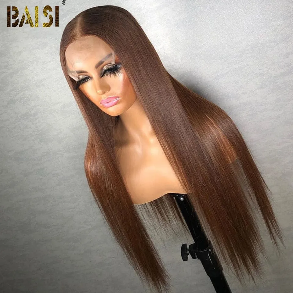 BAISI Color4# Elegant Top Quality Customized Wig