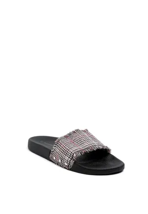 Brown Plaid Sandal