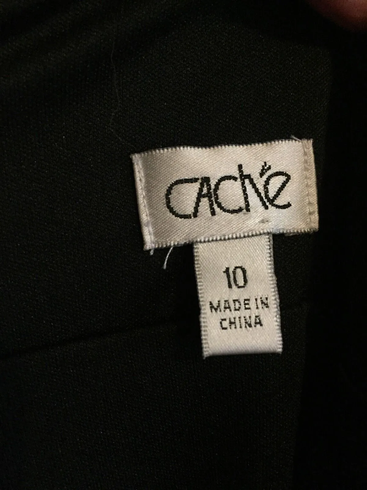 Cache Sz 10 Black Sequin & Knit Bubble Pocket Dress Club Evening Comfy