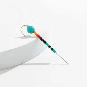 Chic Colorful Seed Bead Ear Cuff Stud Earring