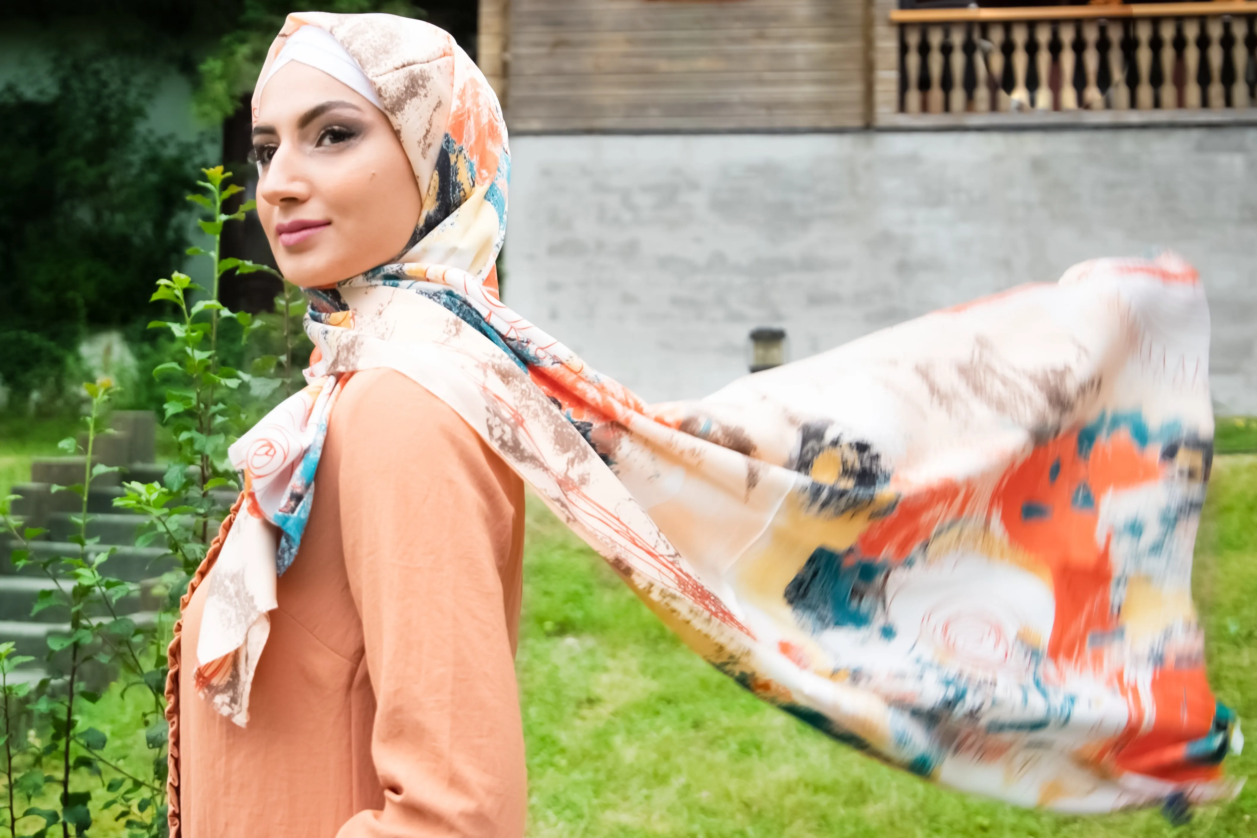 Chic Long Tunic Orange | By Puane