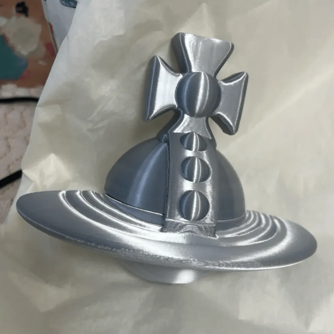 Chic Saturn Planet 3D Printed AirPods Earphone Case