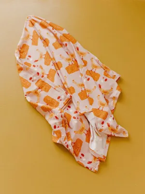 Chicken Stretchy Swaddle   Toddler Blanket | Spring