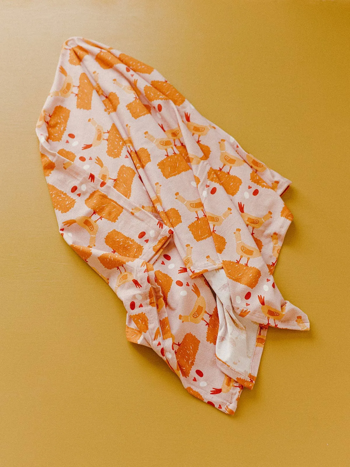 Chicken Stretchy Swaddle   Toddler Blanket | Spring