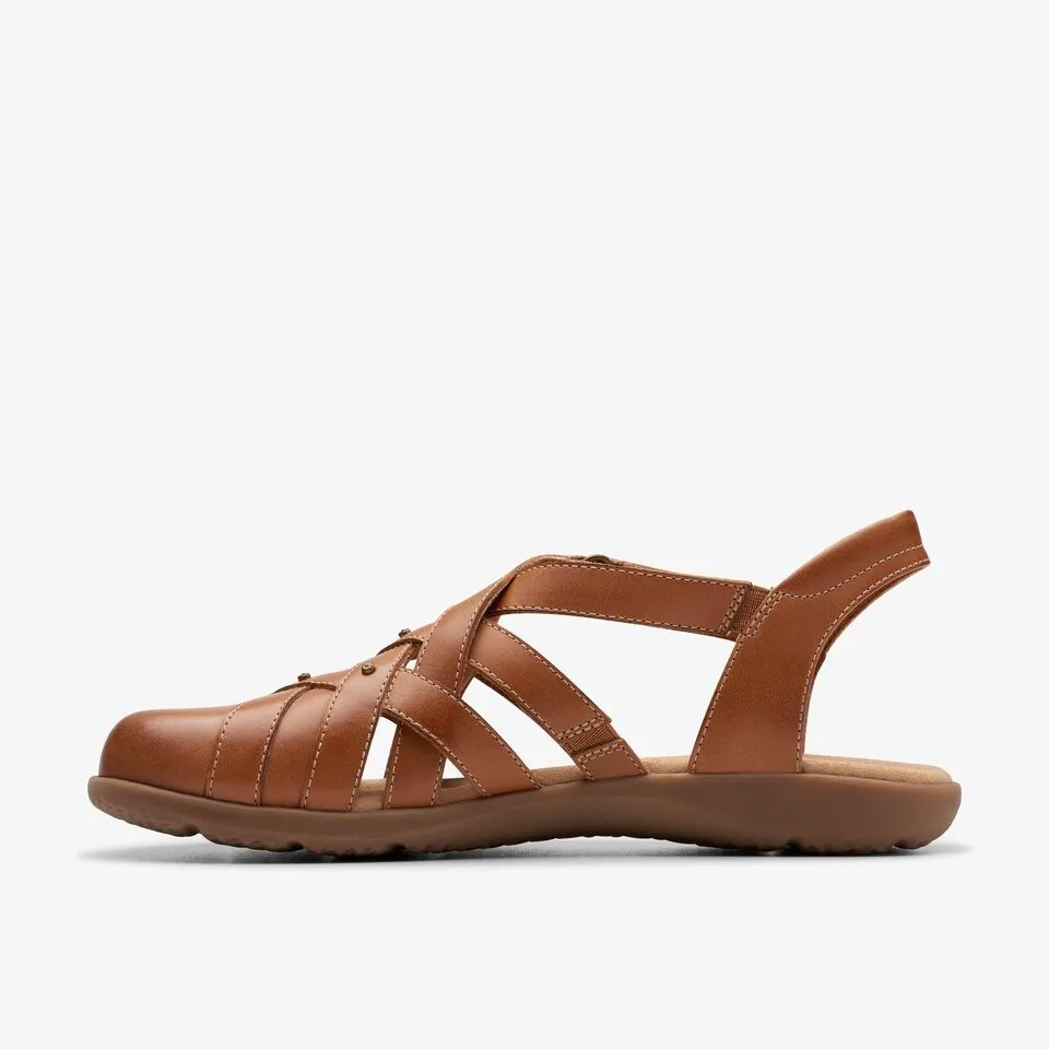 Clarks Women's Elizabelle Sea Black | Tan Leather
