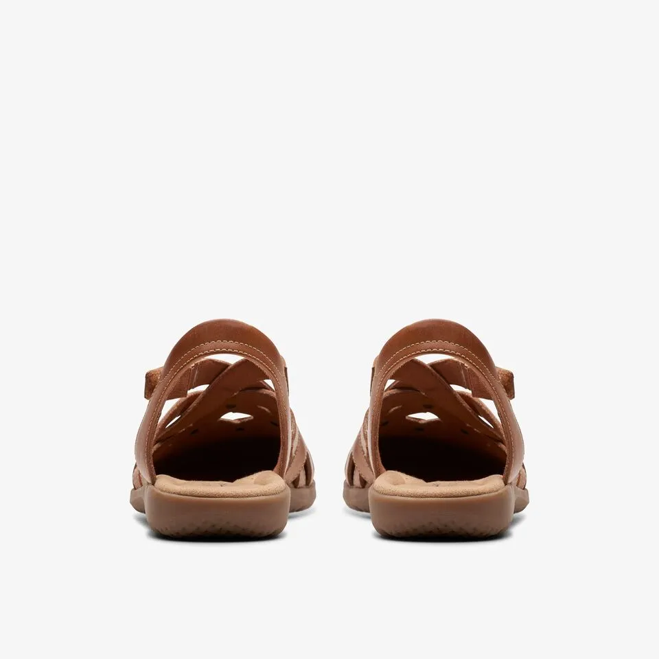 Clarks Women's Elizabelle Sea Black | Tan Leather