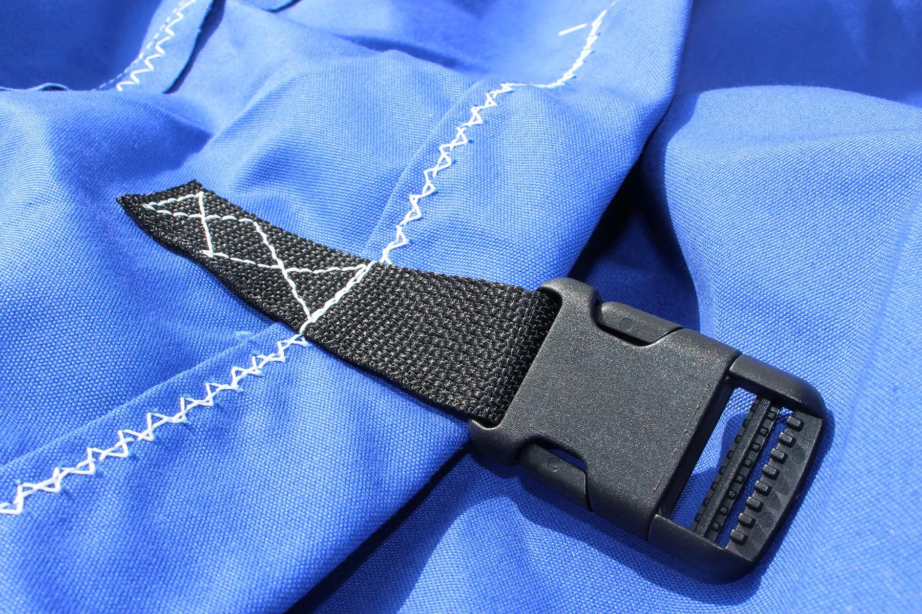 Comet Trio Boat Cover - Boom Up - Breathable Polycotton