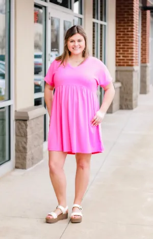 Coming in Hot Pink Dress