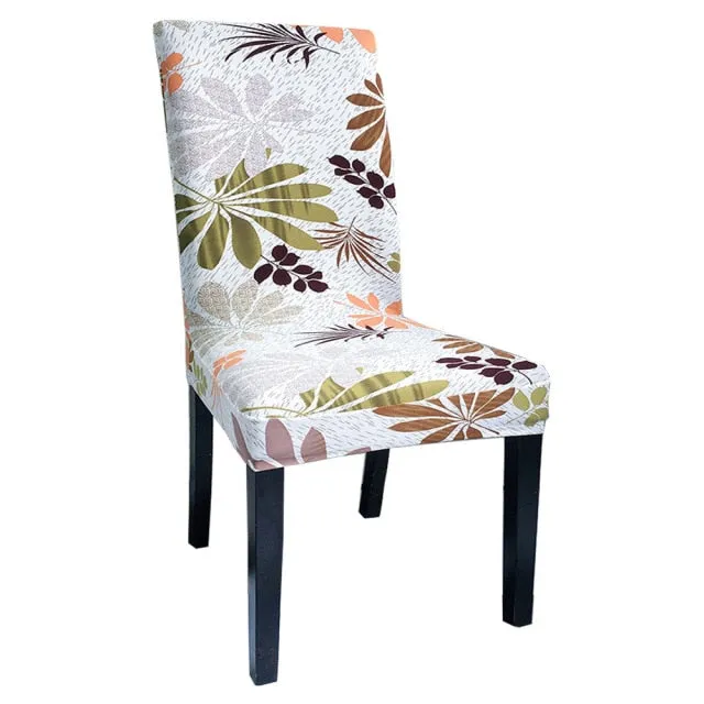 Easy Care Spandex Fitted Dining Room Chair Slipcover