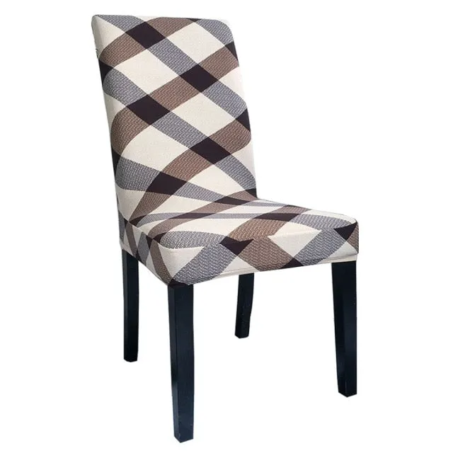 Easy Care Spandex Fitted Dining Room Chair Slipcover