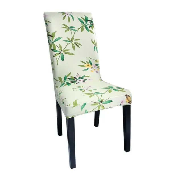 Easy Care Spandex Fitted Dining Room Chair Slipcover