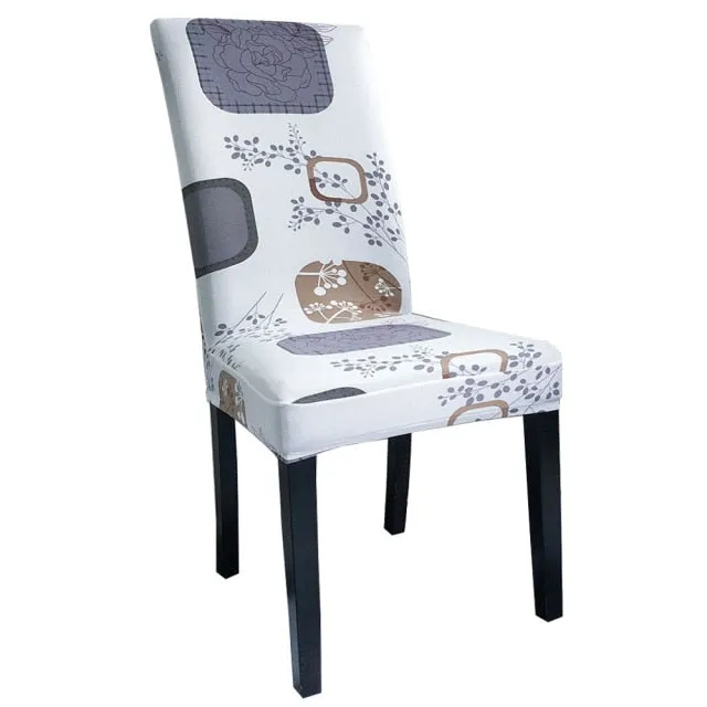Easy Care Spandex Fitted Dining Room Chair Slipcover
