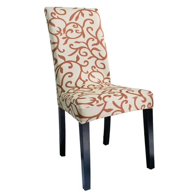 Easy Care Spandex Fitted Dining Room Chair Slipcover