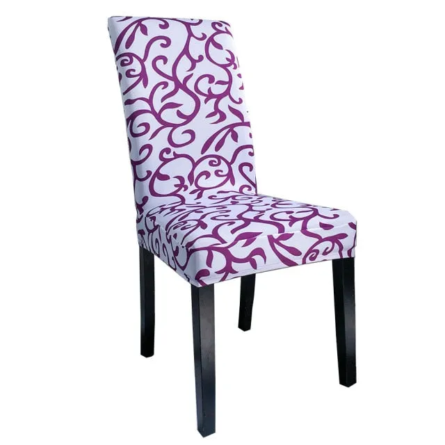 Easy Care Spandex Fitted Dining Room Chair Slipcover