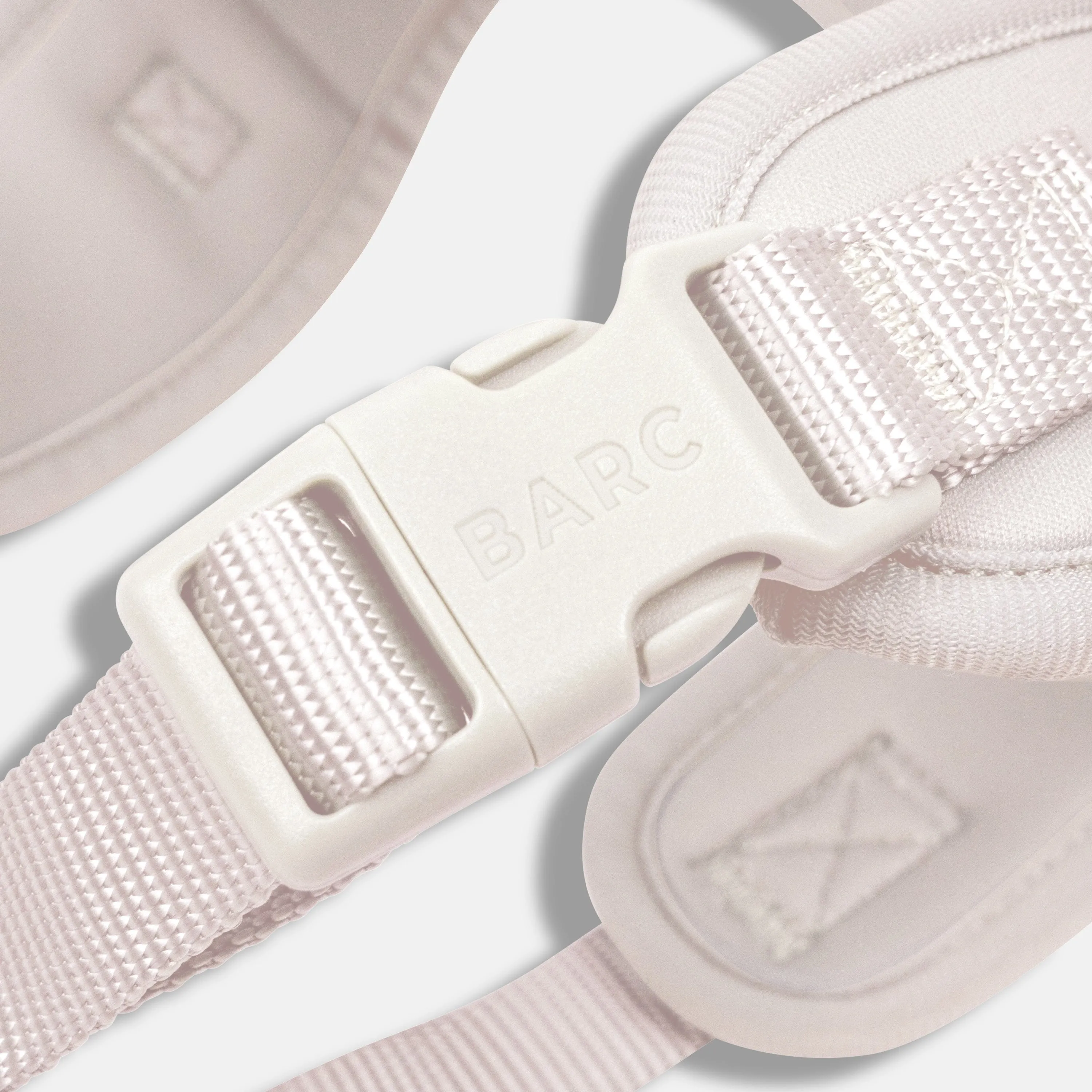 Easy Fit Nylon Fabric Cushioned Dog Harness | Vanilla Cream