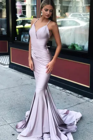 Elegant Mermaid Evening Dresses with Ruching Details