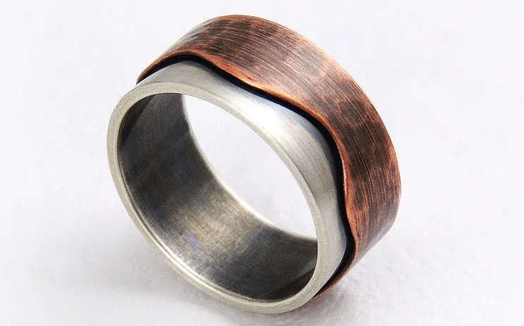 Elegant rustic engagement ring