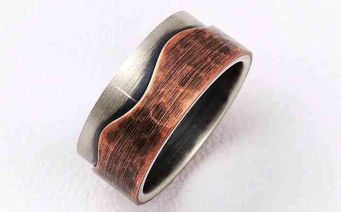Elegant rustic engagement ring