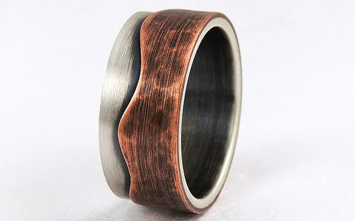 Elegant rustic engagement ring