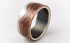 Elegant rustic engagement ring