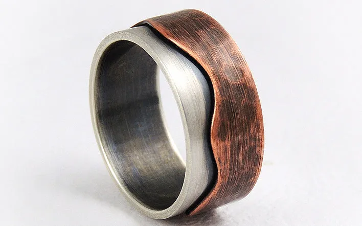 Elegant rustic engagement ring