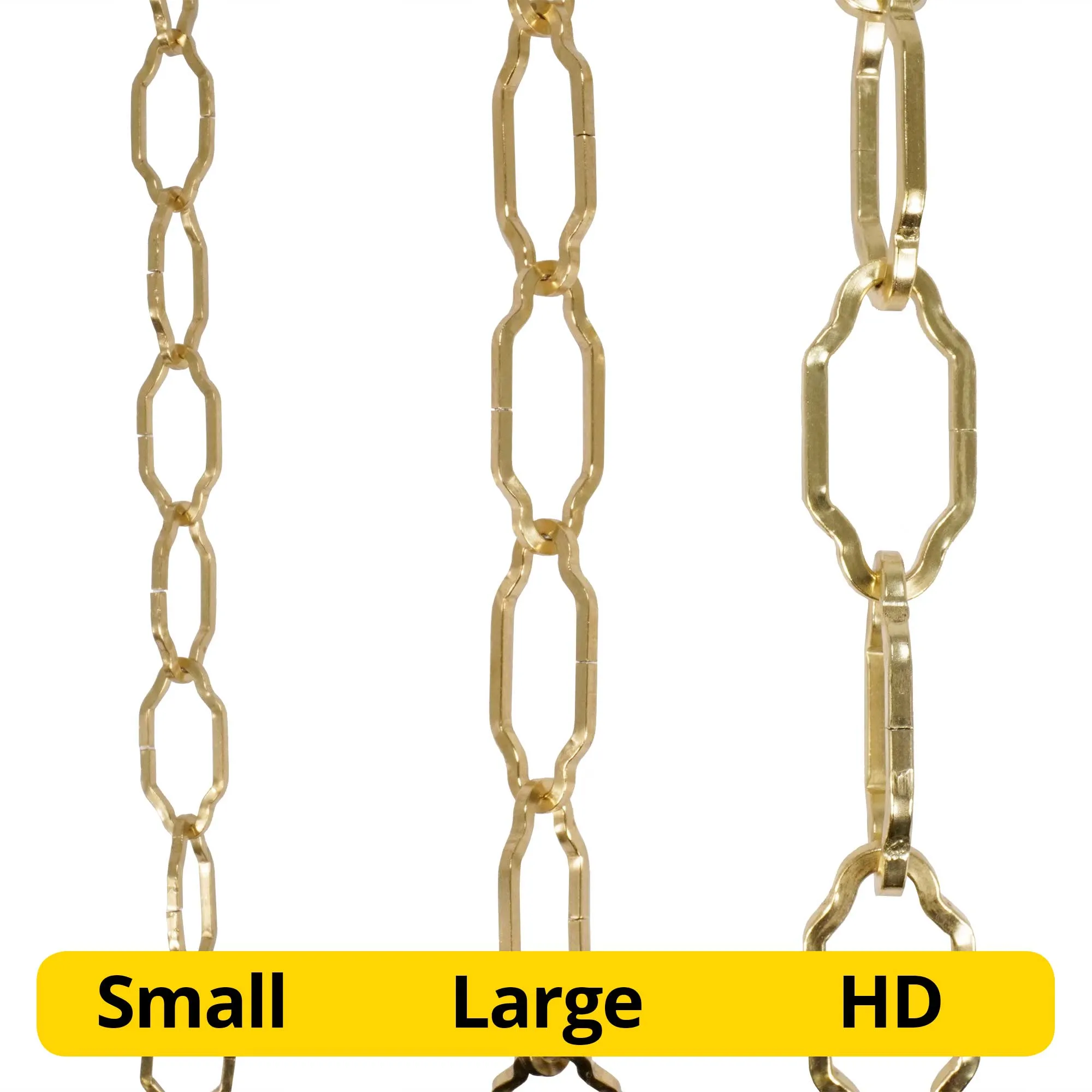 ElekTek Gothic Open Link Chain for Chandelier & Lighting 45mm x 19mm Per Linear Metre