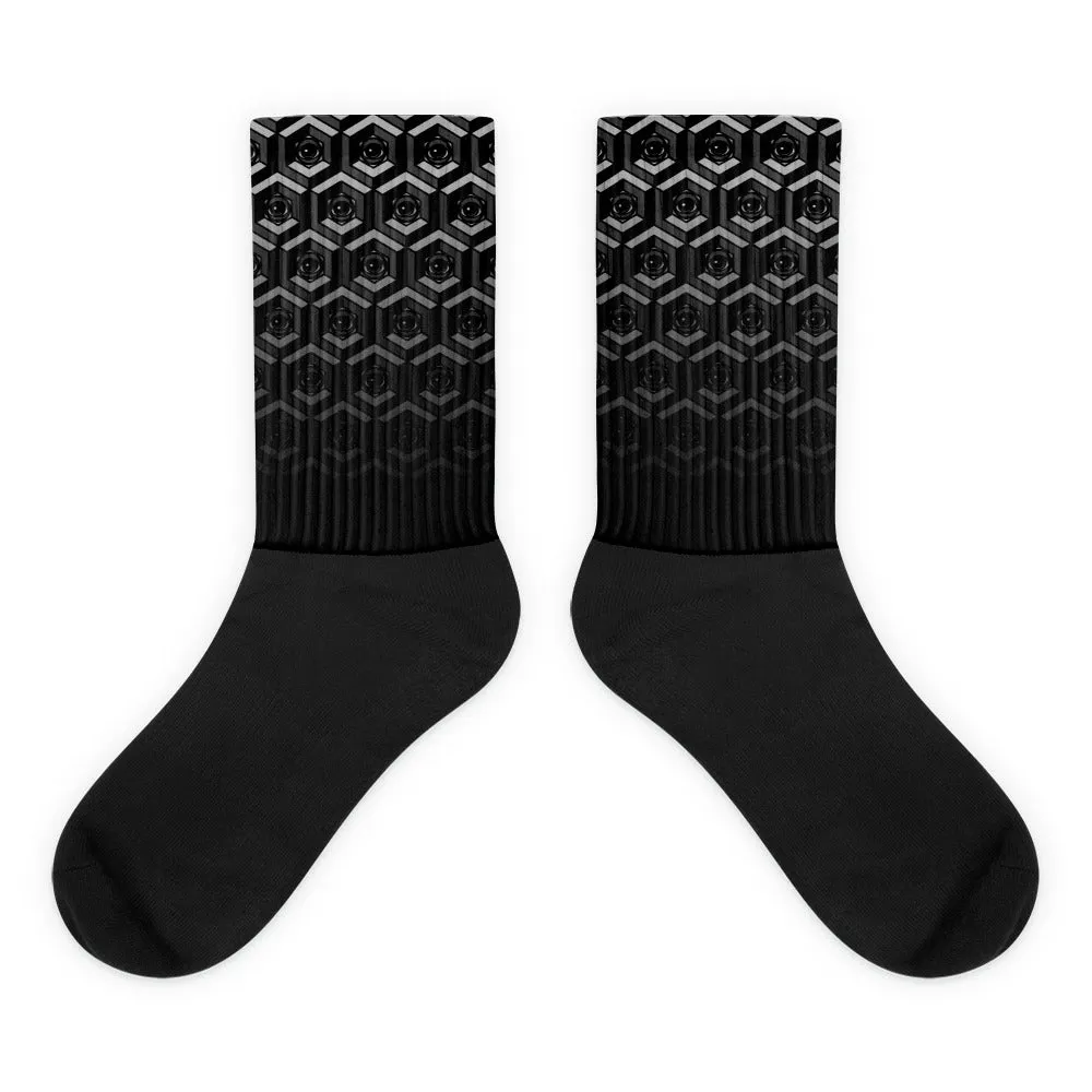 EYEZ Cubed Faded Socks