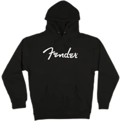 Fender® Spaghetti Logo Hoodie, Black, L