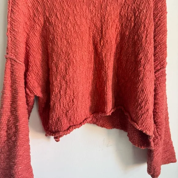 Free People Big Easy Cropped Pullover Sweater