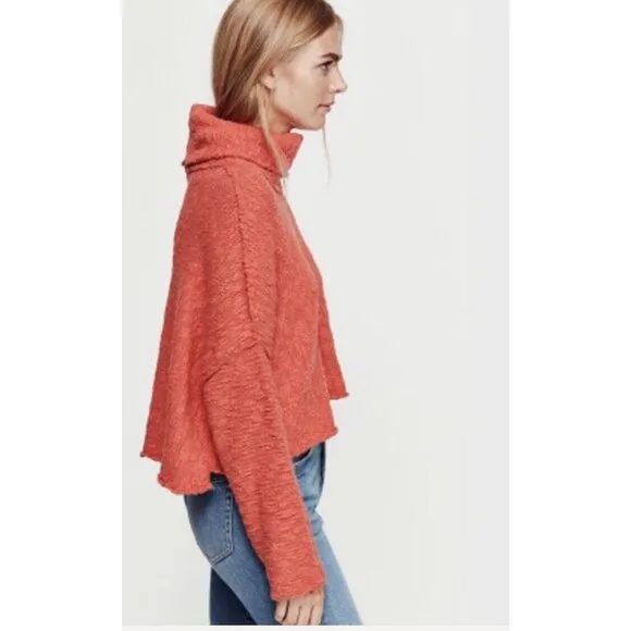 Free People Big Easy Cropped Pullover Sweater