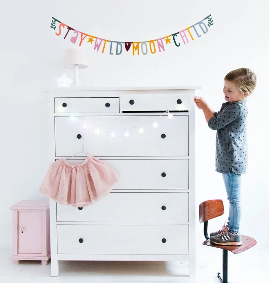 Garland . DIY Letter Banner - Handwriting Style / Boho Chic