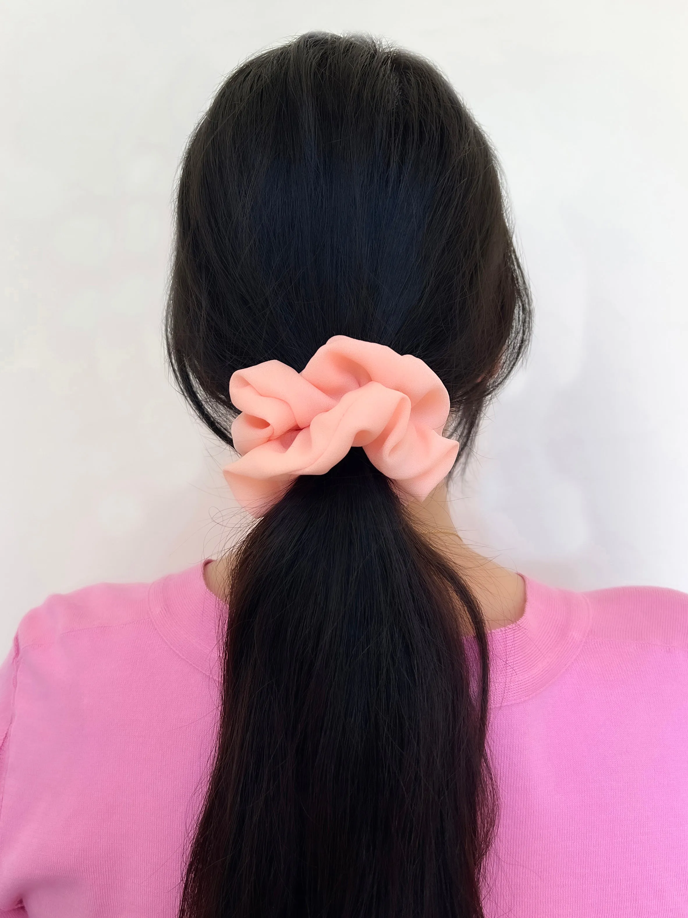 Georgette Burgundy Scrunchie