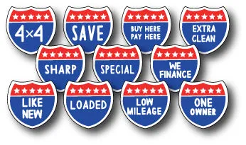 Interstate Sign Vinyl Decals