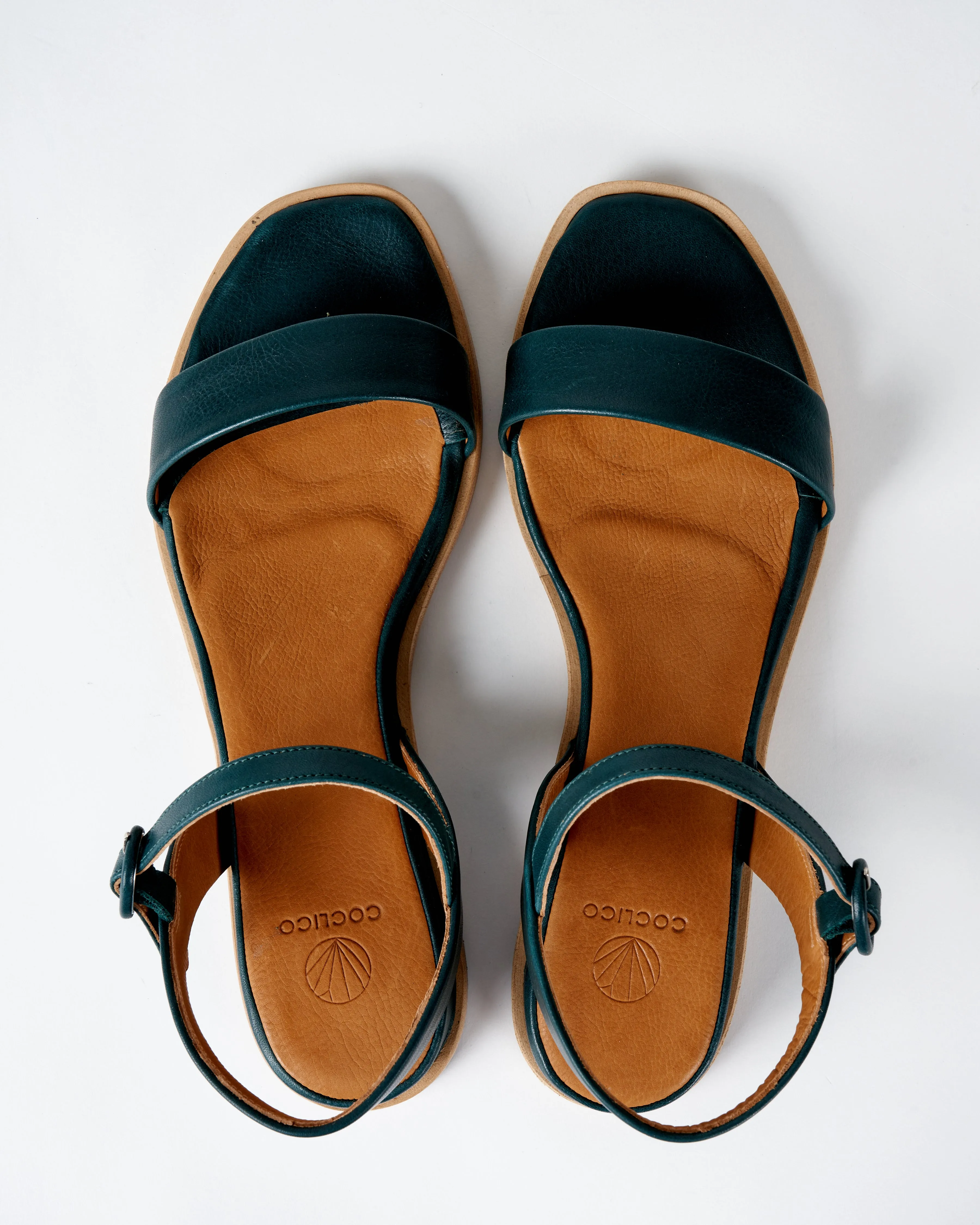 kent sandal - riviera green