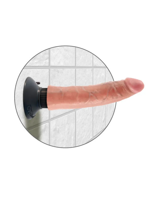 King  7-Inch Vibrating  - Flesh
