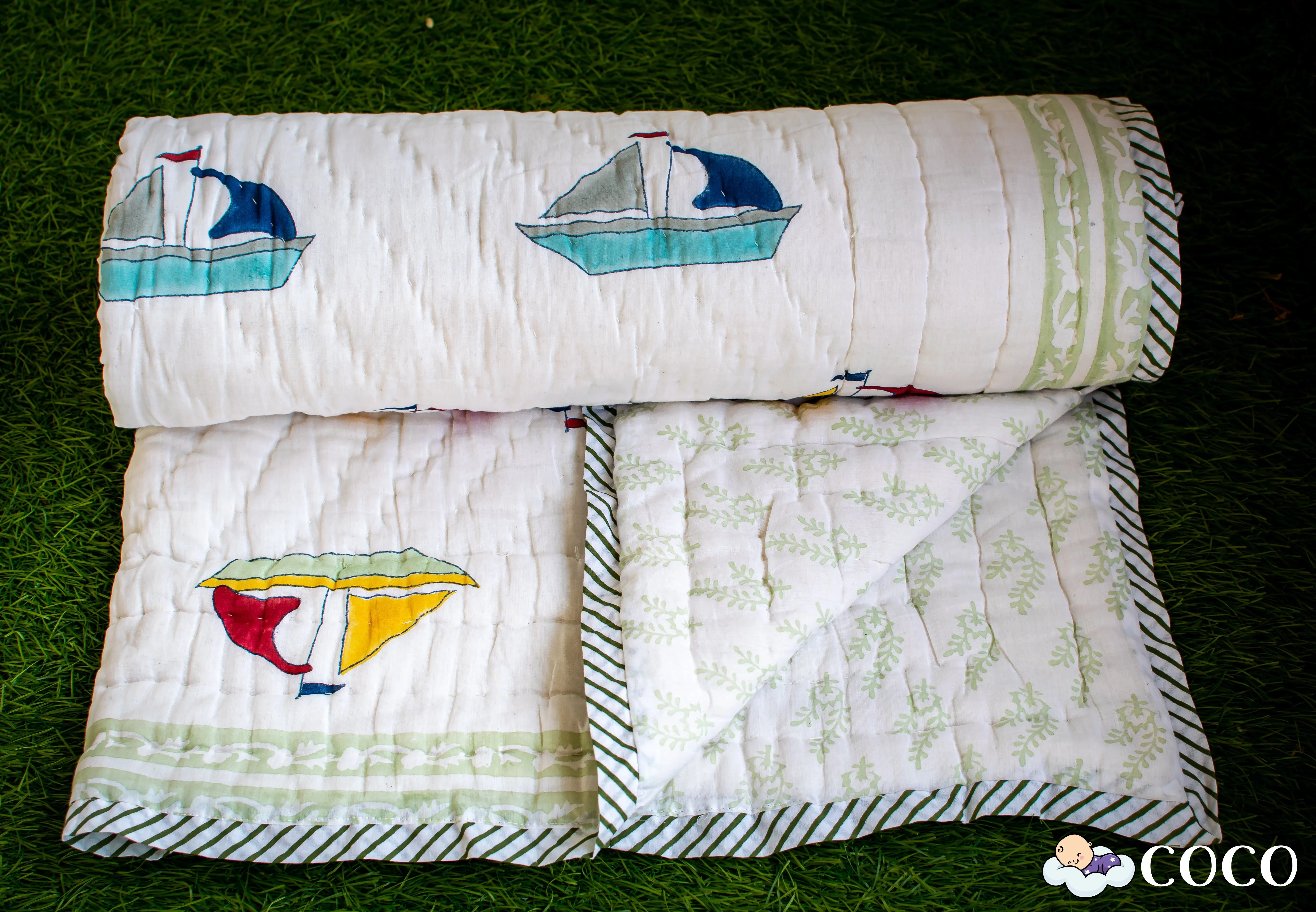 Klingaru Toddler Quilt - Boat