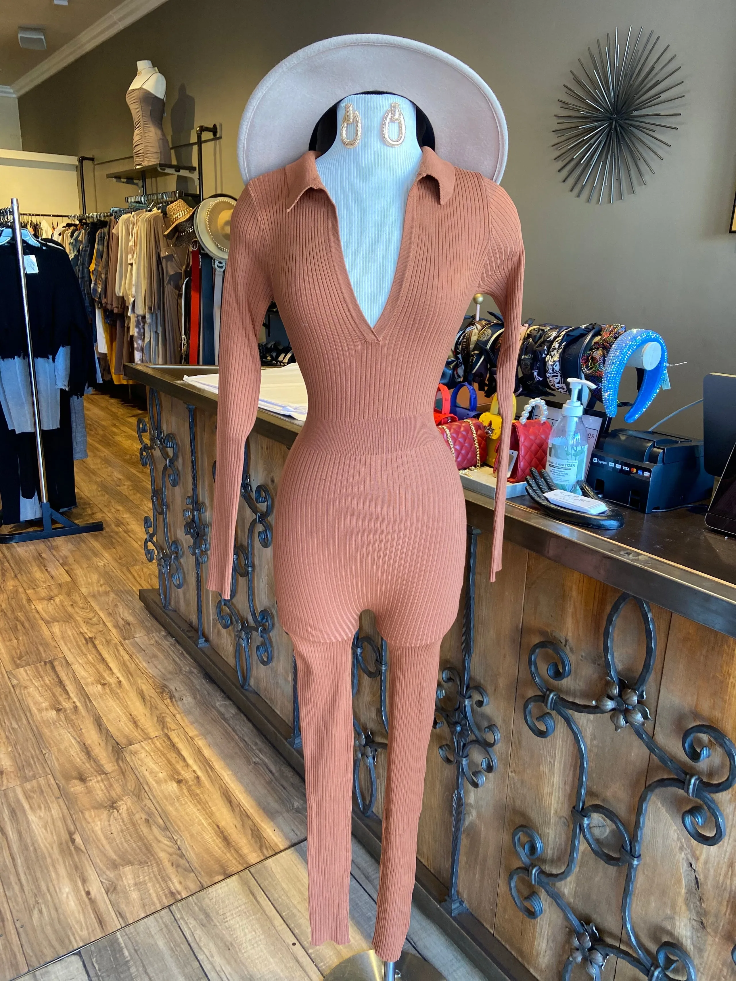 Knit Collar Jumper