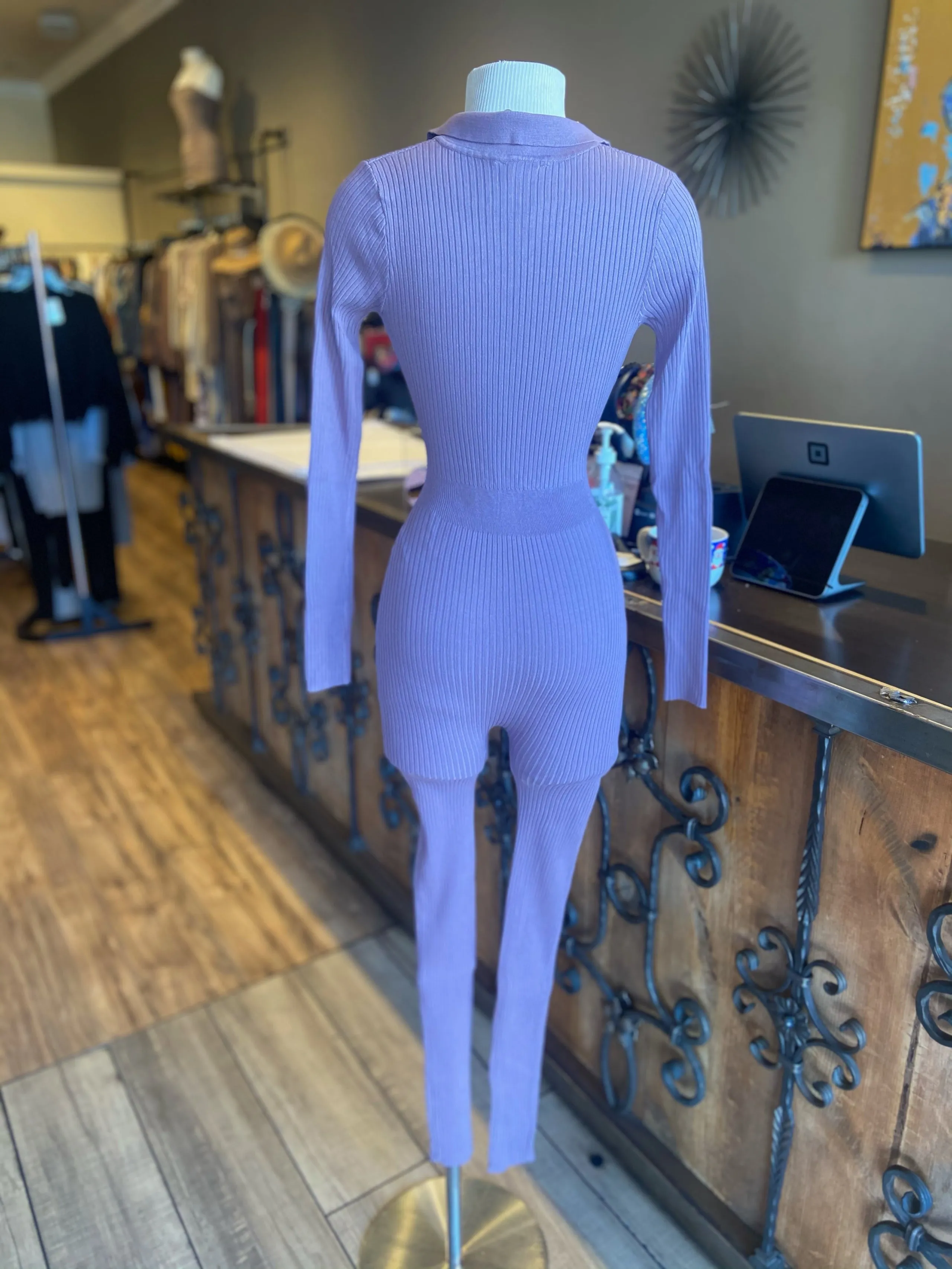 Knit Collar Jumper
