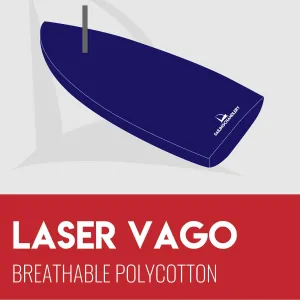 Laser Vago Flat Boat Cover - Breathable Polycotton