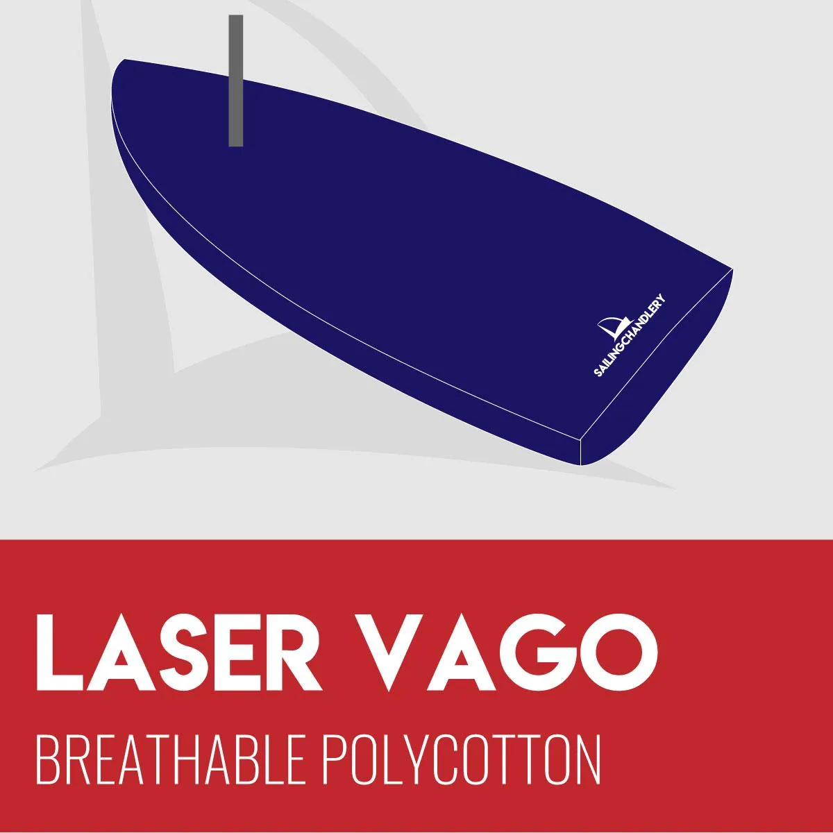 Laser Vago Flat Boat Cover - Breathable Polycotton